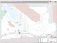 El Centro Metro Area Wall Map