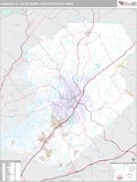 Gainesville Metro Area Wall Map