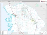 Homosassa Springs Metro Area Wall Map