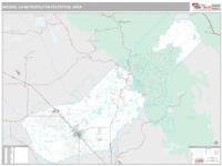 Madera Metro Area Wall Map