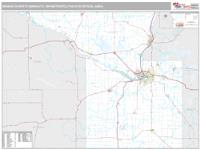 Mankato-North Mankato Metro Area Wall Map