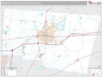 Springfield Metro Area Wall Map