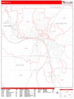 Sioux City Wall Map