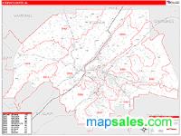 Etowah County, AL Wall Map