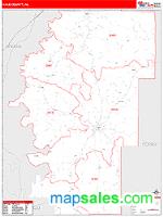 Hale County, AL Wall Map