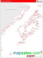 Kodiak Island County, AK Wall Map