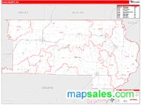 Clay County, AR Wall Map