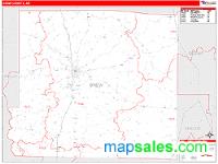 Drew County, AR Wall Map Zip Code