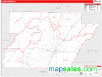 Greene County, AR Wall Map Zip Code