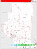 Pope County, AR Wall Map Zip Code