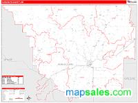 Randolph County, AR Wall Map Zip Code