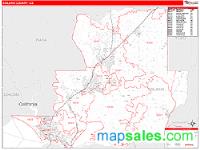 Solano County, CA Wall Map