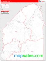 Costilla County, CO Wall Map Zip Code