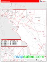 Osceola County, FL Wall Map