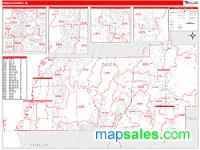 Pasco County, FL Wall Map