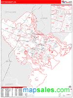 Chatham County, GA Wall Map