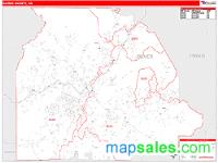 Gilmer County, GA Wall Map Zip Code