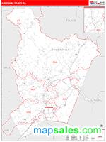 Habersham County, GA Wall Map