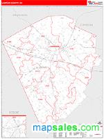 Laurens County, GA Wall Map Zip Code