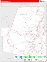 Paulding County, GA Wall Map