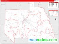 Sumter County, GA Wall Map Zip Code