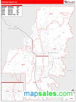 Whitfield County, GA Wall Map Zip Code