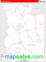 Bear Lake County, ID Wall Map