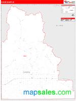 Camas County, ID Wall Map