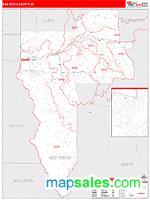 Nez Perce County, ID Wall Map