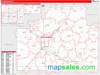 McLean County, IL Wall Map