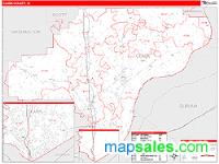 Clark County, IN Wall Map Zip Code