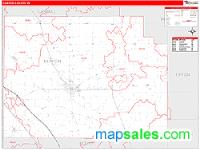 Clinton County, IN Wall Map Zip Code