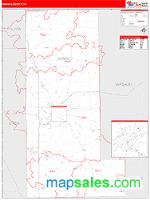 Miami County, IN Wall Map Zip Code