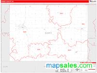 Emmet County, IA Wall Map