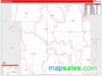 Sac County, IA Wall Map