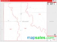 Comanche County, KS Wall Map Zip Code