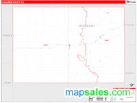 Hodgeman County, KS Wall Map