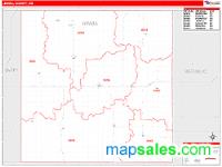 Jewell County, KS Wall Map Zip Code