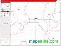 Thomas County, KS Wall Map Zip Code