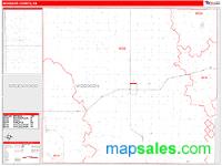 Woodson County, KS Wall Map