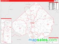 Pulaski County, KY Wall Map