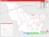 Iberville County, LA Wall Map