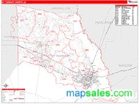 St. Tammany County, LA Wall Map