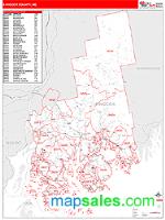 Hancock County, ME Wall Map