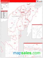 Houghton County, MI Wall Map