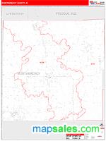 Montmorency County, MI Wall Map