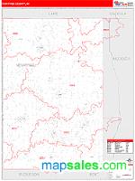 Newaygo County, MI Wall Map