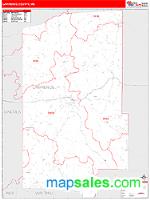 Lawrence County, MS Wall Map