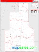 Quitman County, MS Wall Map