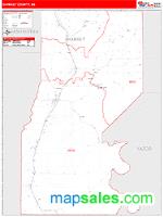 Sharkey County, MS Wall Map Zip Code